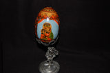 Wooden Egg on Stand