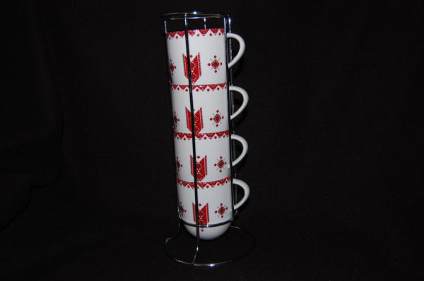 4 Stacking Mugs