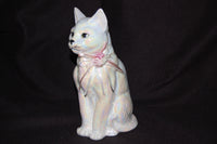 Sitting Cat in Mother of Pearl