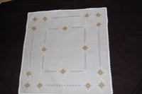 Cross-Stitched Table Dressing