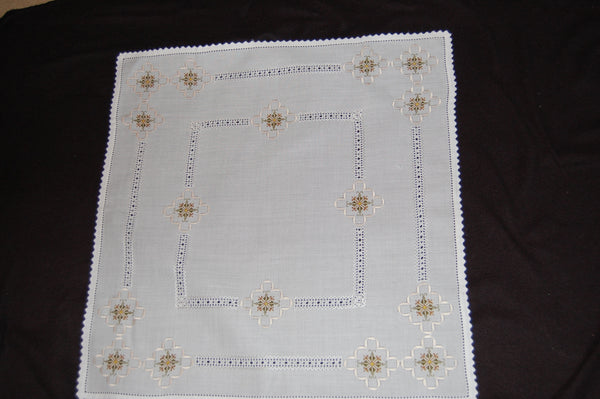 Cross-Stitched Table Dressing