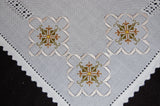 Cross-Stitched Table Dressing