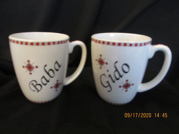 Baba and Gido Mugs