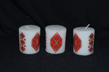 Candles - set of 3 - 3"