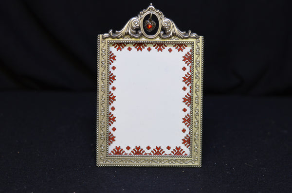 Fancy Metal Frame with Hanging Heart