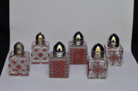 Mini Glass Salt & Pepper Shakers