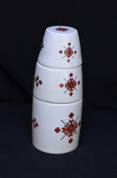 3 Tier Salt/Pepper Shakers & Sugar Bowl