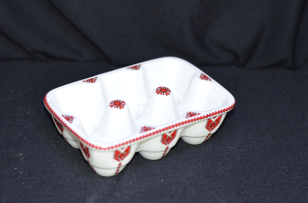 Six Pack Porcelain Egg Holder