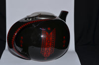 Black Ukrainian Tea Pot