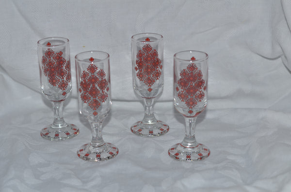 Pedestal Liqueur Glasses