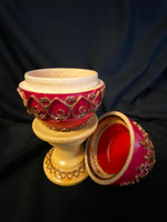 Wooden Egg Trinket Box