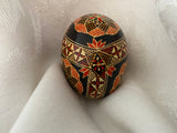 Fancy Hand Painted Chicken Egg