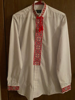 Boys Ukrainian Cross Stitched Shirt