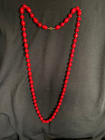 Red Beaded Necklace